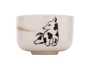 Cup Moychay 'Dog' # 44998 ceramichand painting 45 ml