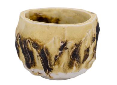 Cup handmade Moychay series of kurinuki # 45231 ceramic 64 ml
