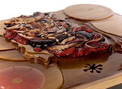 Author's handmade tea tray # 45500 beech 570 ml