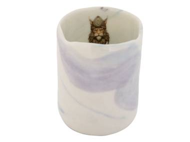 Cup Moychay 'Cat-viking' # 45765 porcelain 180 ml