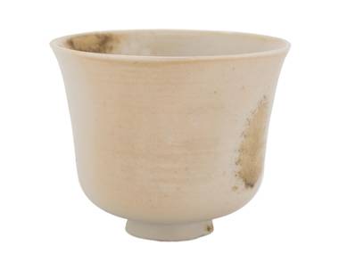 Cup handmade Moychay # 45937 wood firingceramic 145 ml