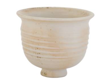 Cup handmade Moychay # 45947 wood firingceramic 122 ml