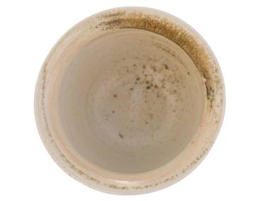 Cup handmade Moychay # 45958 wood firingceramic 143 ml
