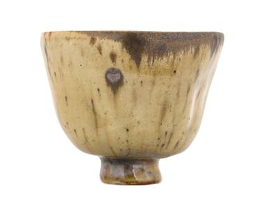Cup handmade Moychay # 45984 wood firingceramic 102 ml