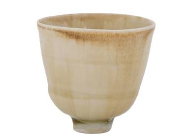 Cup handmade Moychay # 45990 wood firingceramic 110 ml