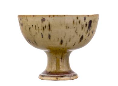 Cup handmade Moychay # 45999 wood firingceramic 85 ml