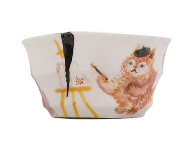 Cup kintsugi handmade Moychay # 46076 ceramic 40 ml