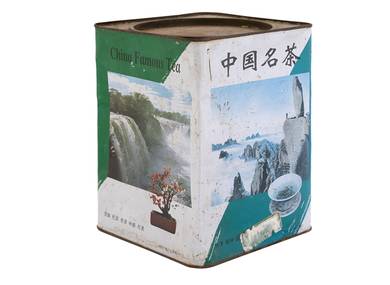 Tin tea can vintage China # 46218