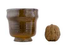 Cup kintsugi handmade Moychay # 46833 ceramicwood firing 70 ml