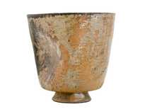 Cup handmade Moychay # 47043 wood firingceramic 147 ml
