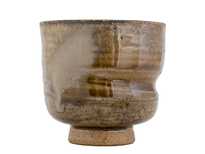 Cup handmade Moychay # 47049 wood firingceramic 125 ml