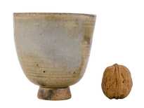 Cup handmade Moychay # 47052 wood firingceramic 150 ml