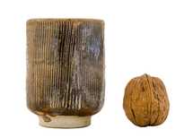 Cup handmade Moychay # 47240 wood firingceramic 92 ml